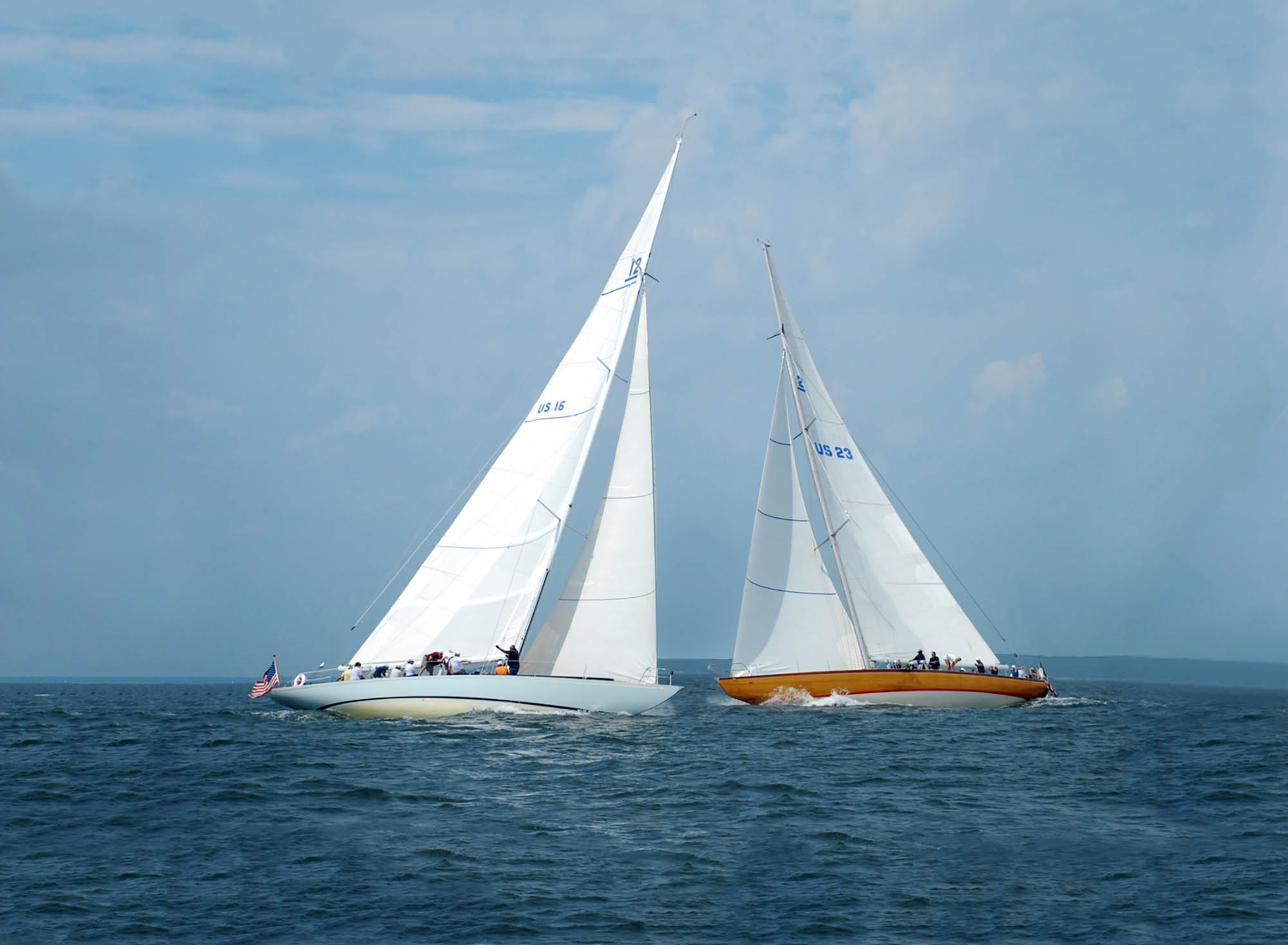 Sailboats in Newport, Rhode Island
