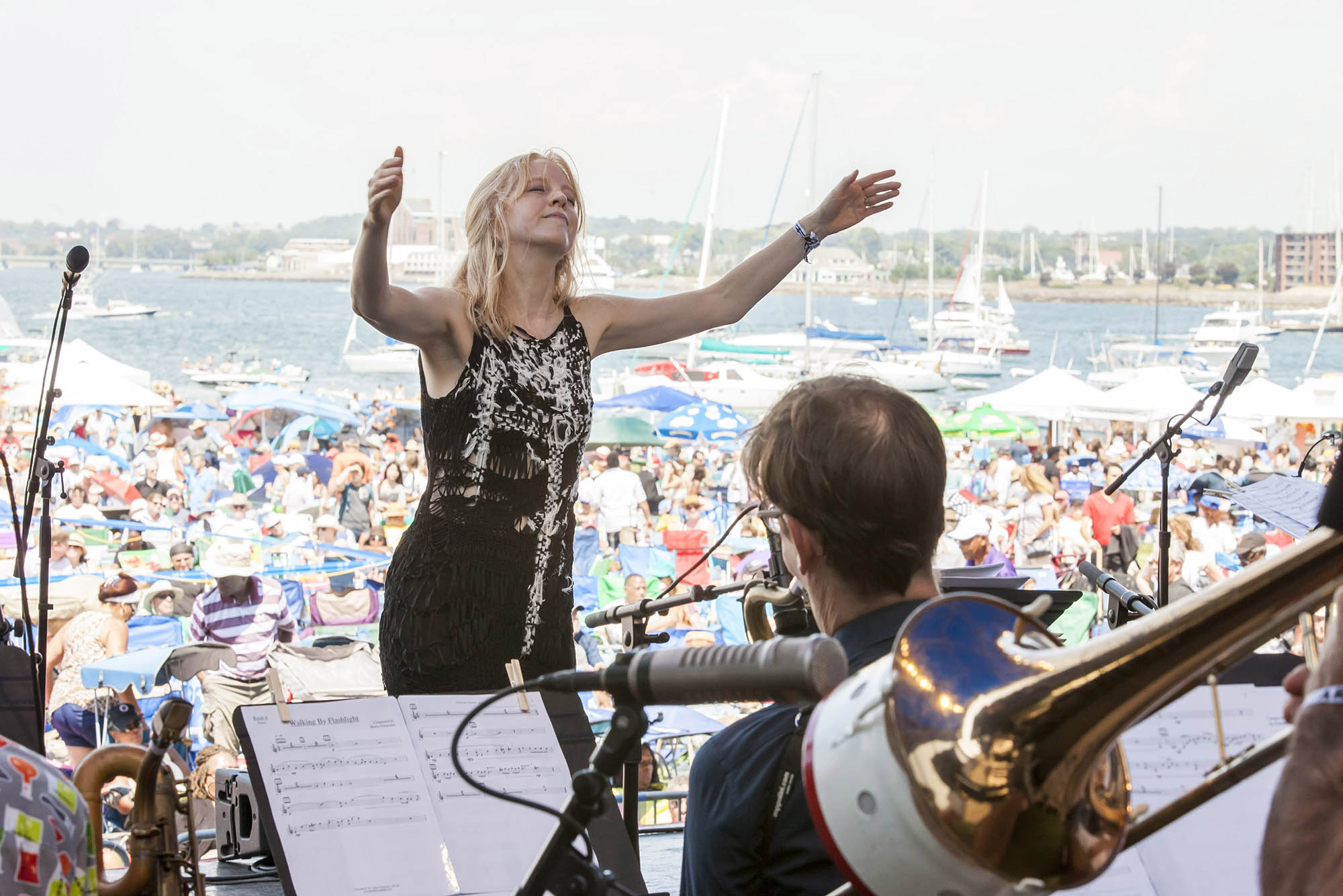Conducting a performance at the Newport Jazz Festival in Newport, Rhode Island
Credit: Rhode Island Commerce Corporation