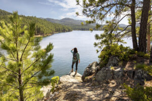 Sheridan Lake in the Black Hills National Forest of South Dakota