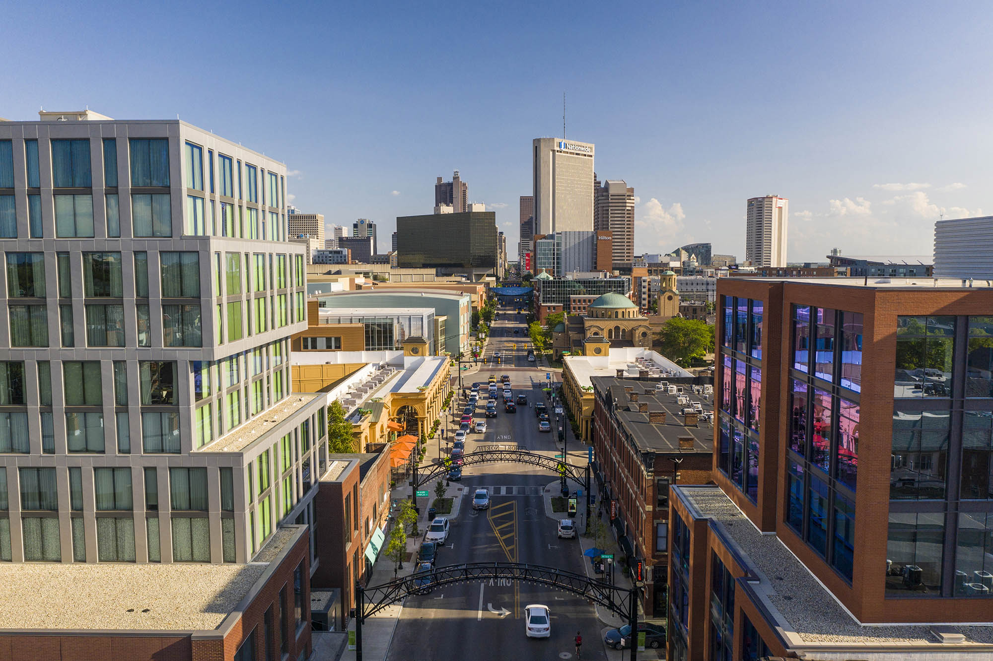 Distrito artístico de Short North, en Columbus ( Ohio)
