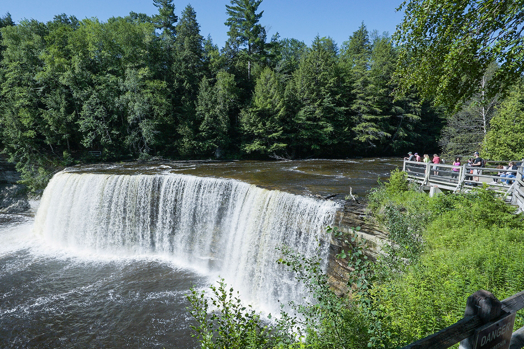 Tahquamenon Falls State Park in Michigan’s Upper Peninsula.