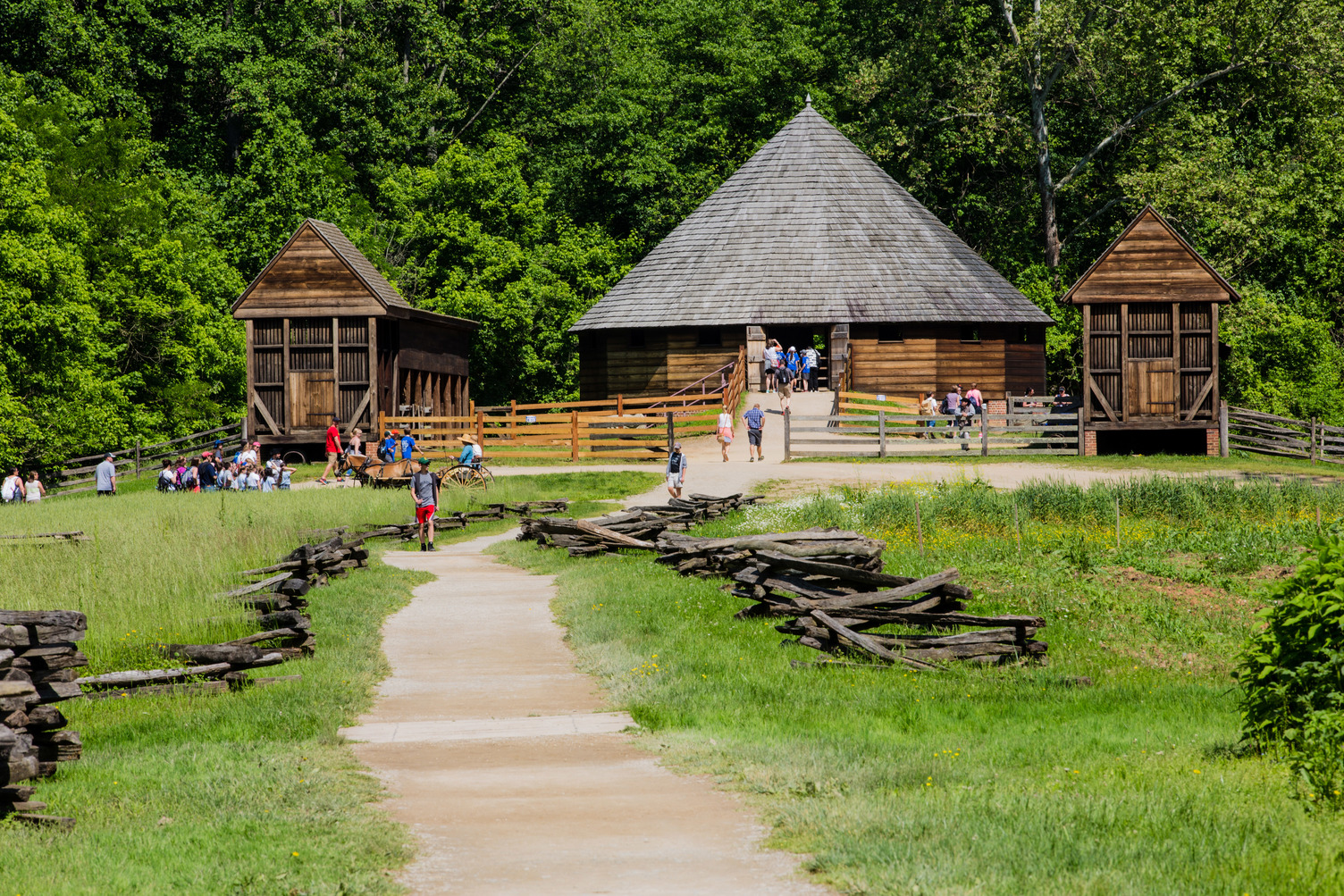 Pioneer Farm at George Washington’s Mount Vernon in Virginia