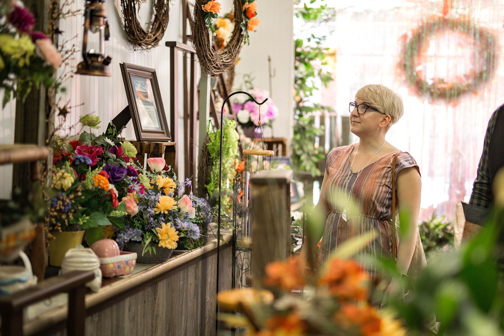 Wheeling Flower Shop located at Centre Market in Wheeling, West Virginia