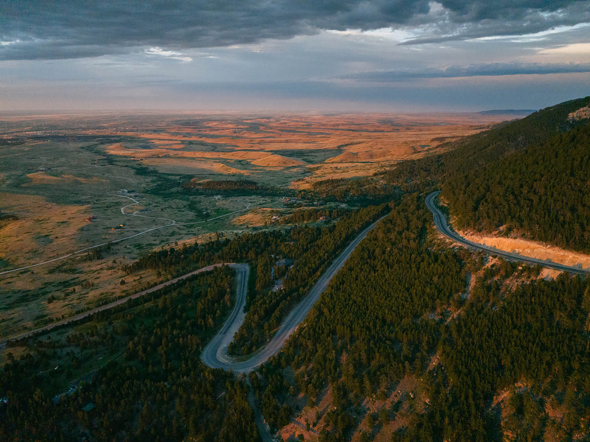 ワイワイオミング州キャスCasperにあるCasper 曲がりくねった道