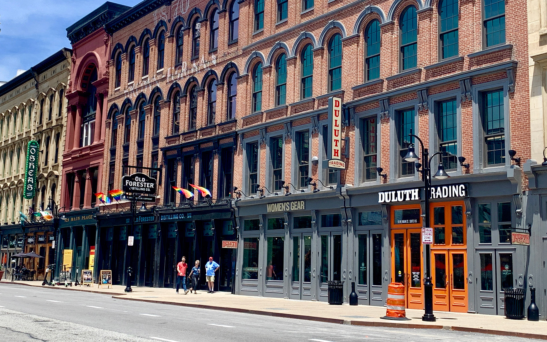 Whiskey Row in Louisville, Kentucky