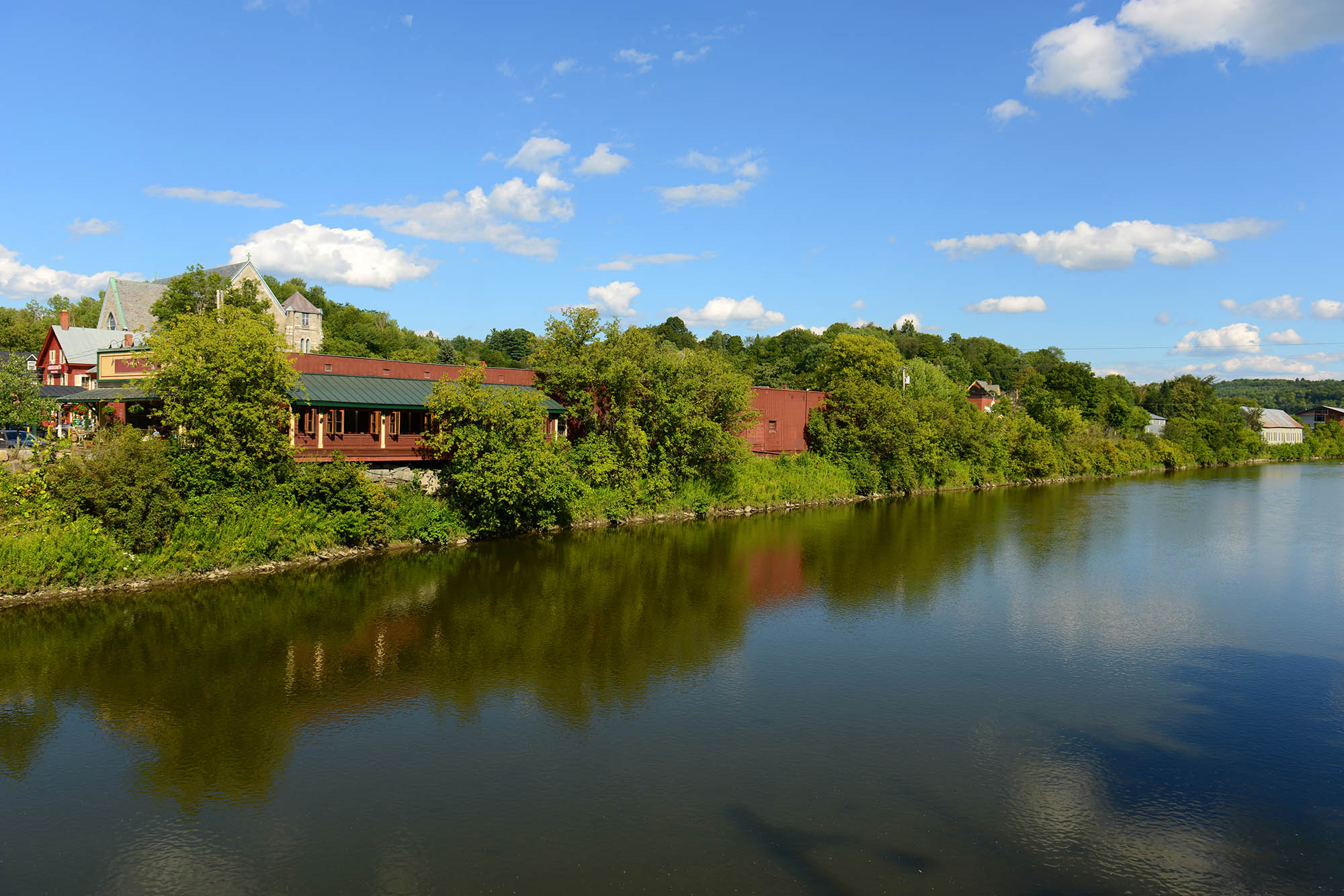 The Winooski River in Montpelier, Vermont