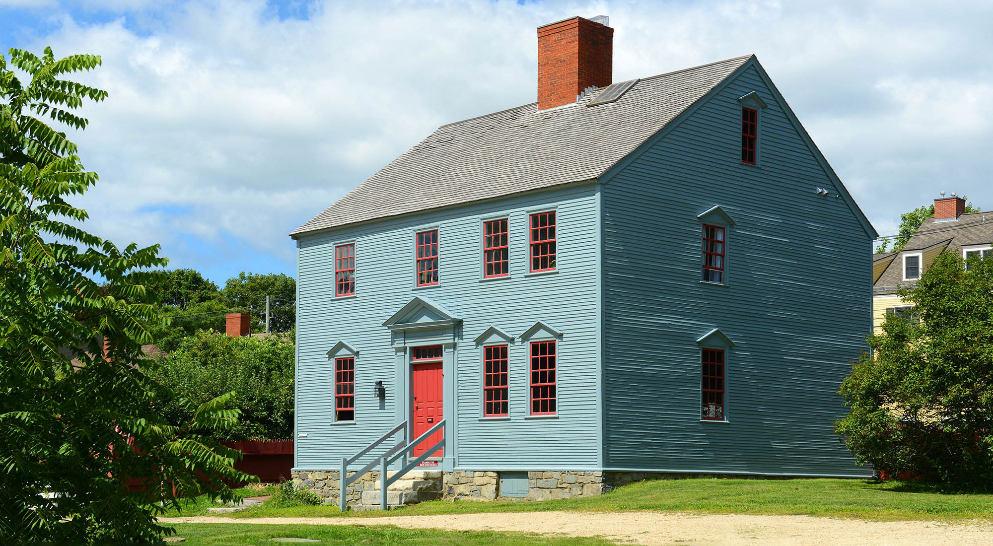 The Wheelwright House at the Strawbery Banke Museum in Portsmouth, New Hampshire