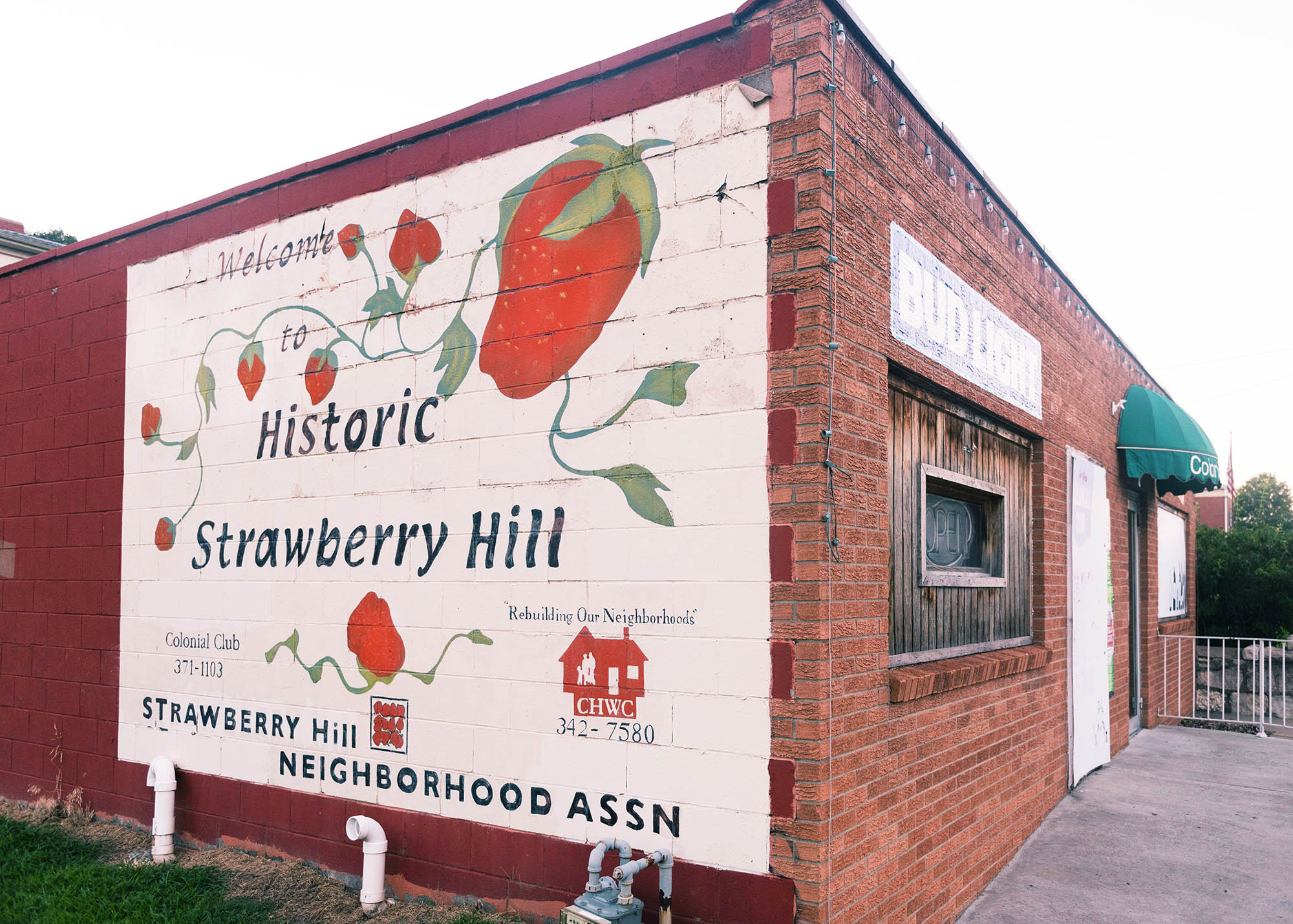 A mural in the historic Strawberry Hill neighborhood of Kansas City, Kansas
