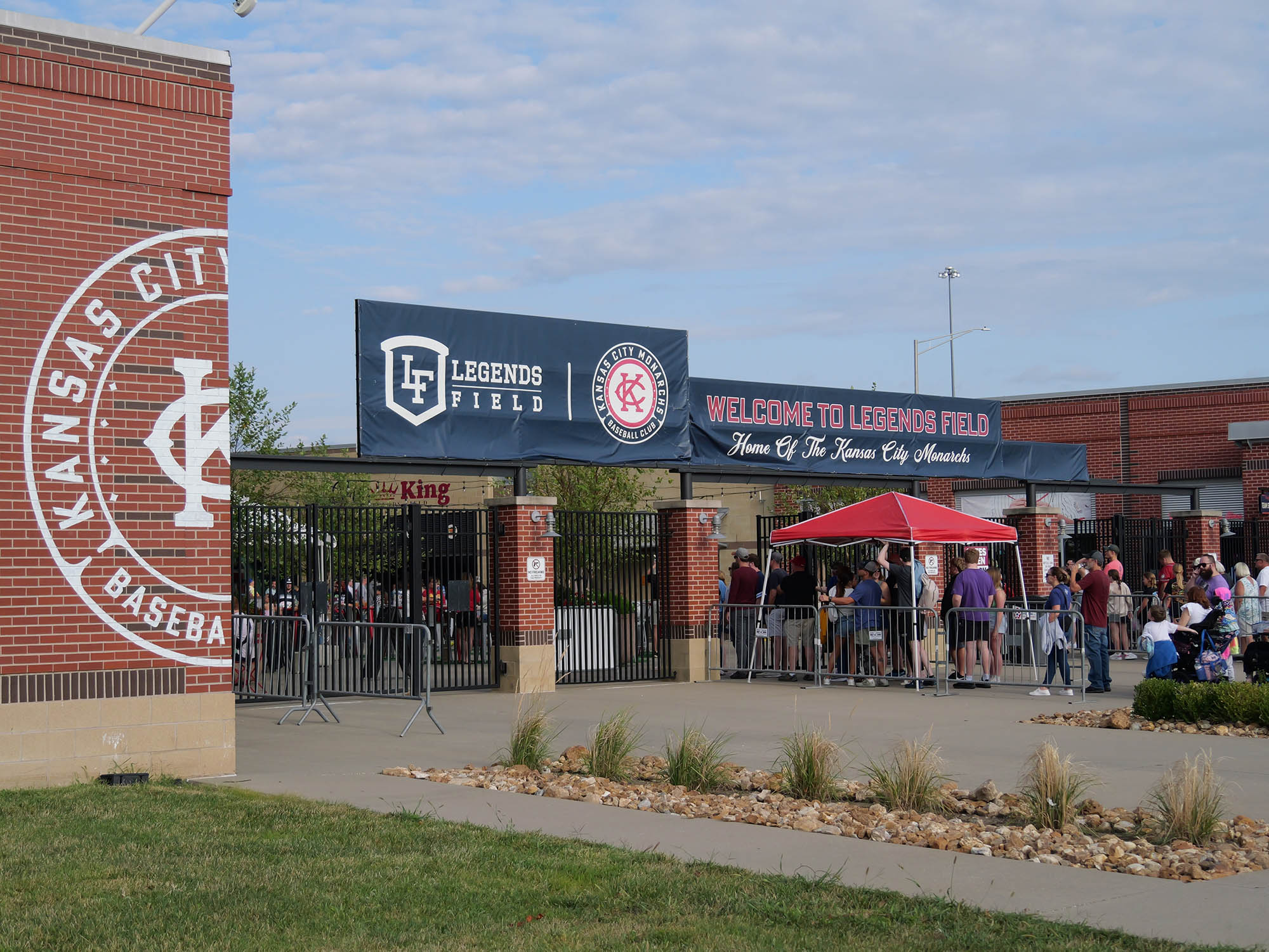 A Kansas City Monarchs game at Legends Field in Kansas City, Kansas