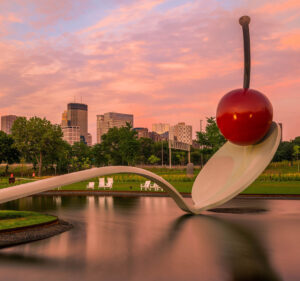 Jardín de Esculturas de Mineápolis en Mineápolis, Minnesota; Crédito: Lane Pelovsky