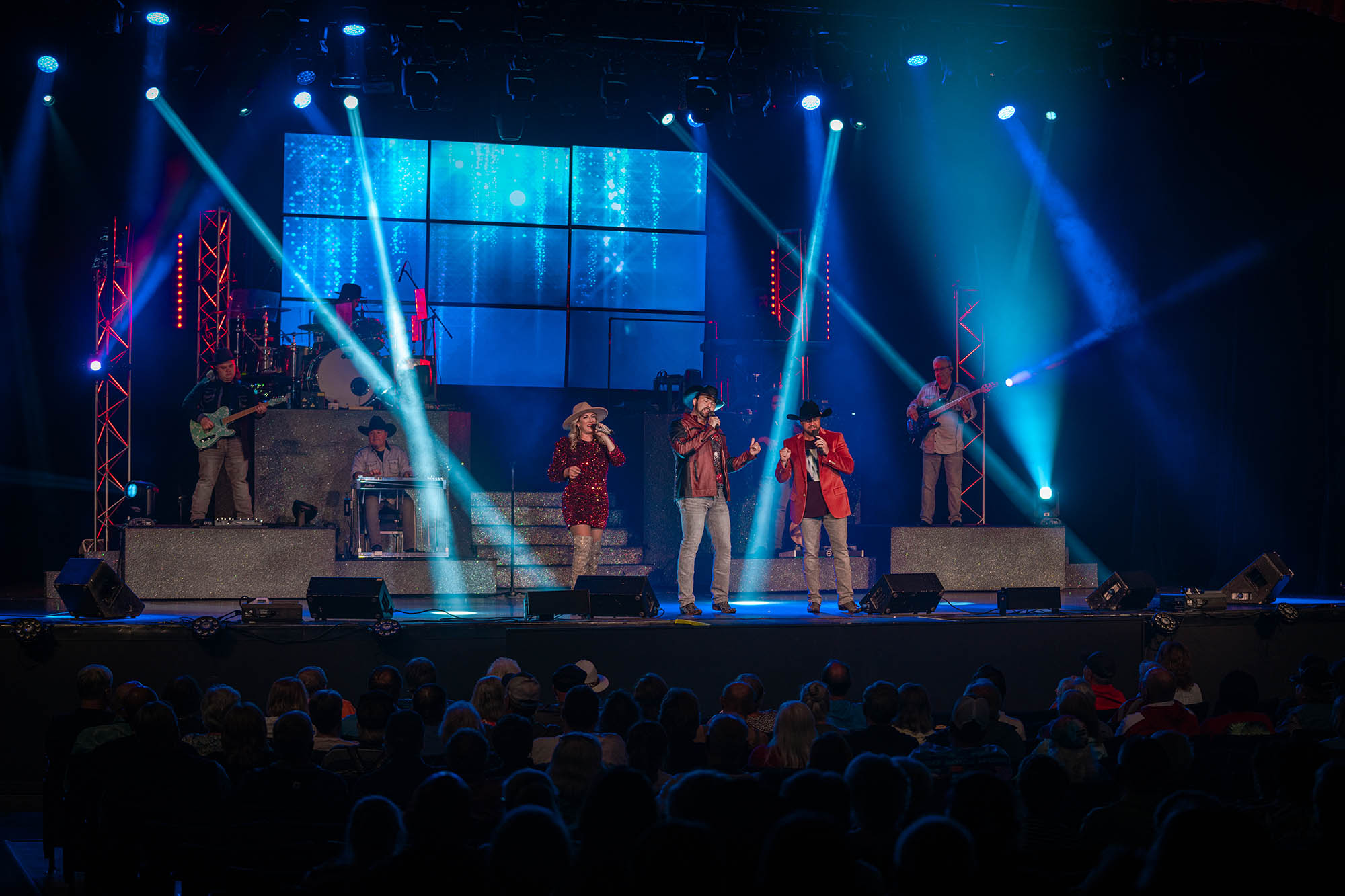 Branson's Famous Baldknobbers perform at Hughes Brothers Theater in Branson, Missouri
