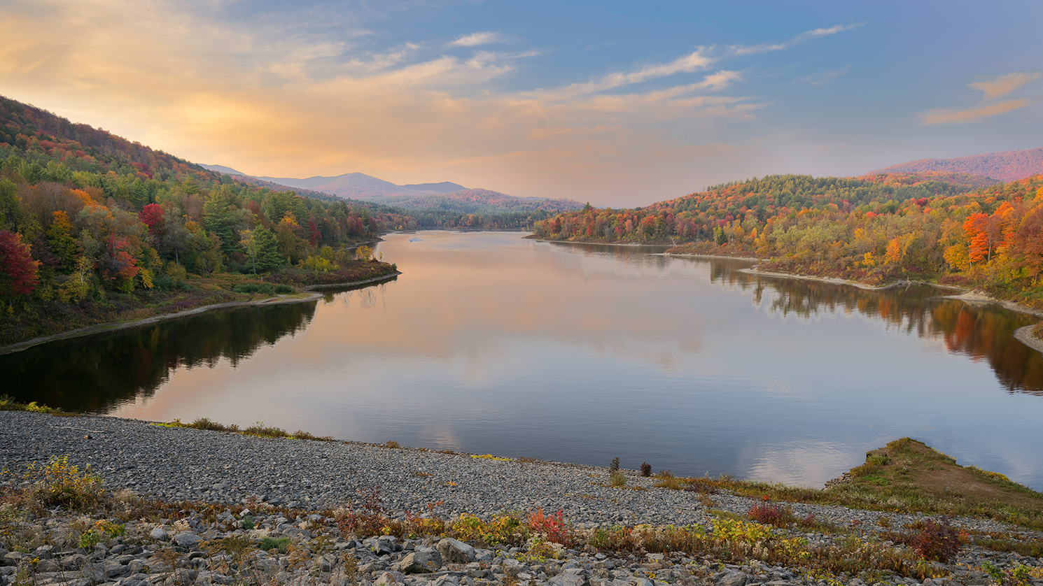 Wrightsville Reservoir near Montpelier, Vermont