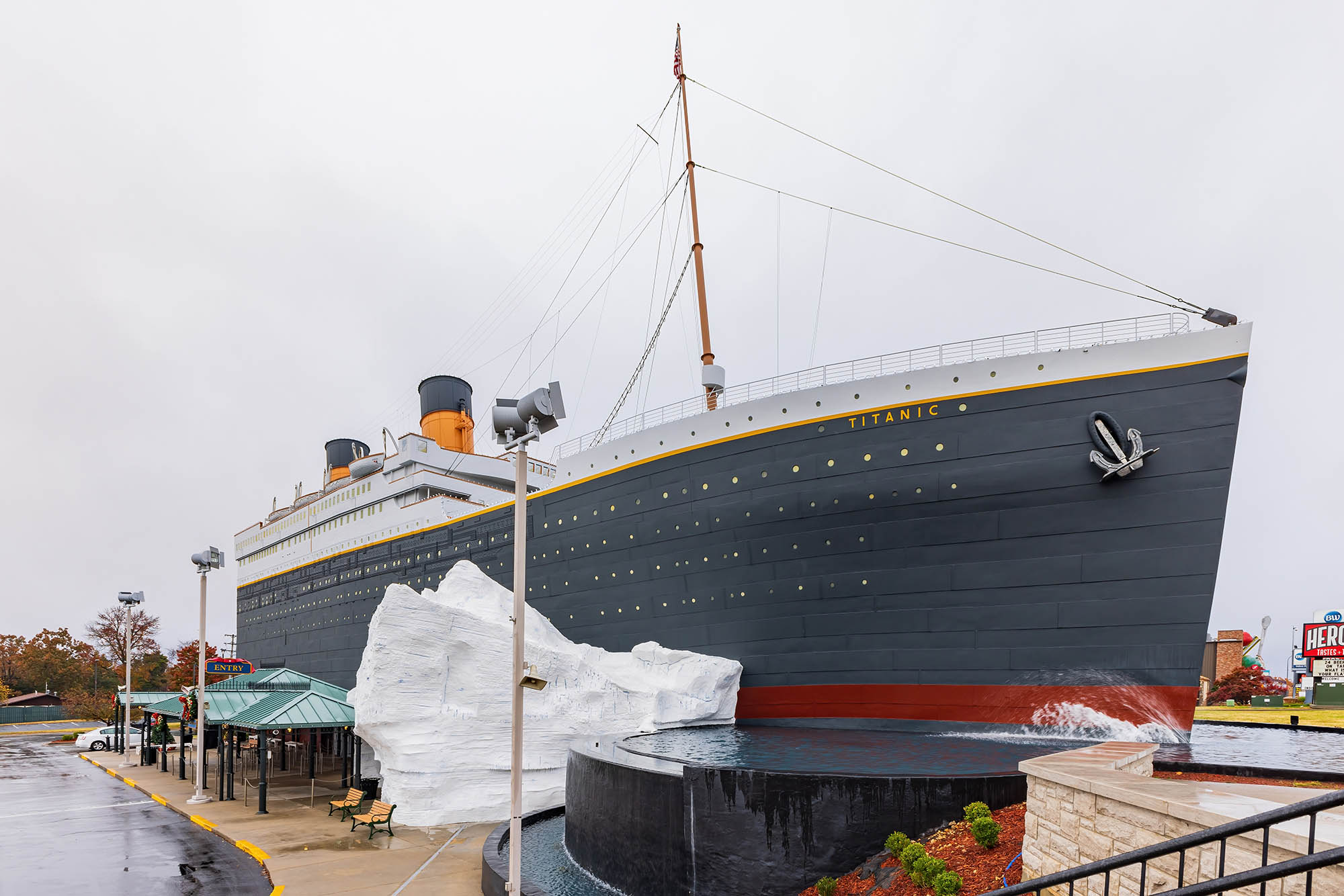 Exterior of the Titanic Museum Attraction in Branson, Missouri