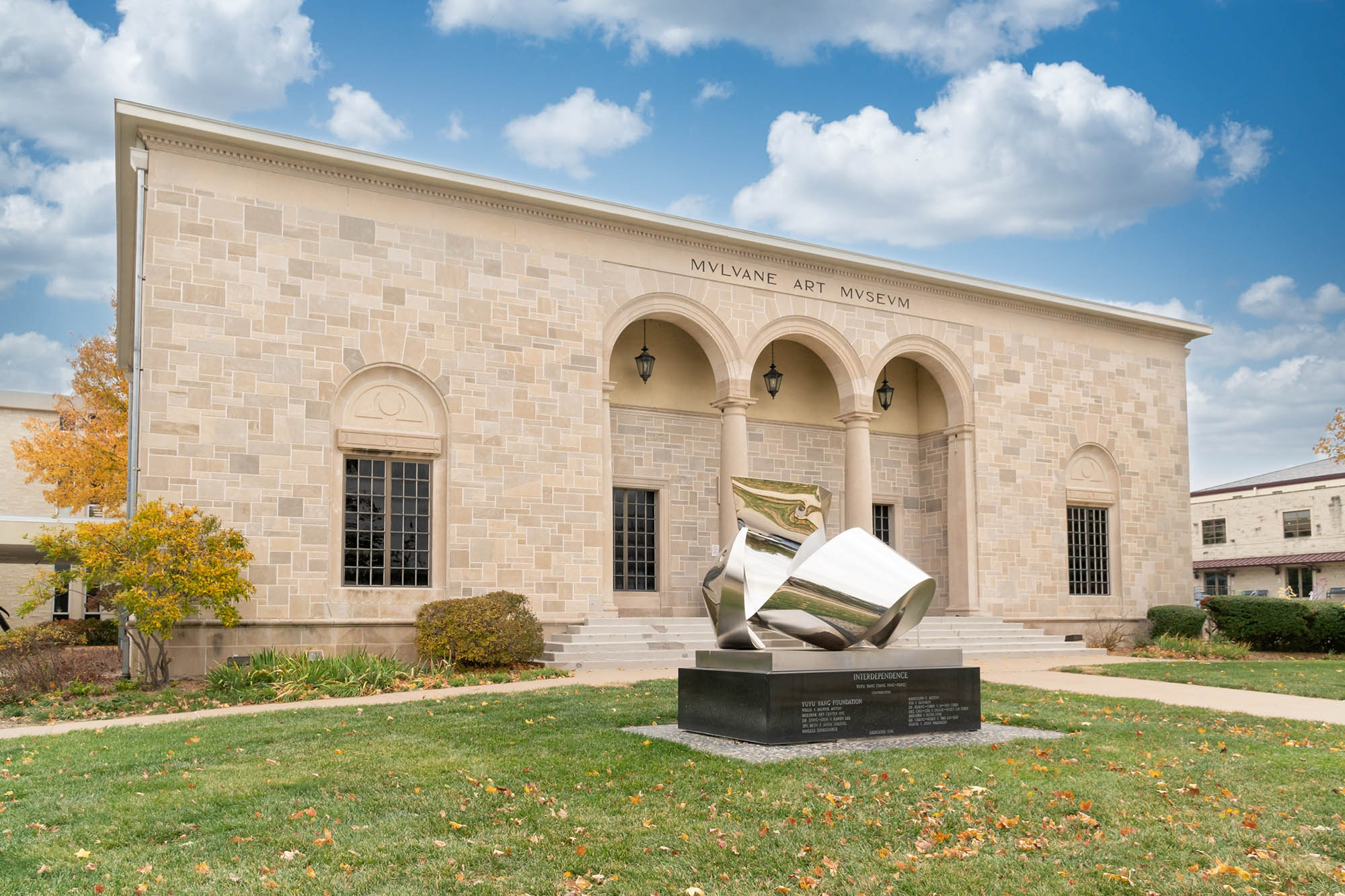 Extérieur du musée d’art Mulvane à Topeka, Kansas