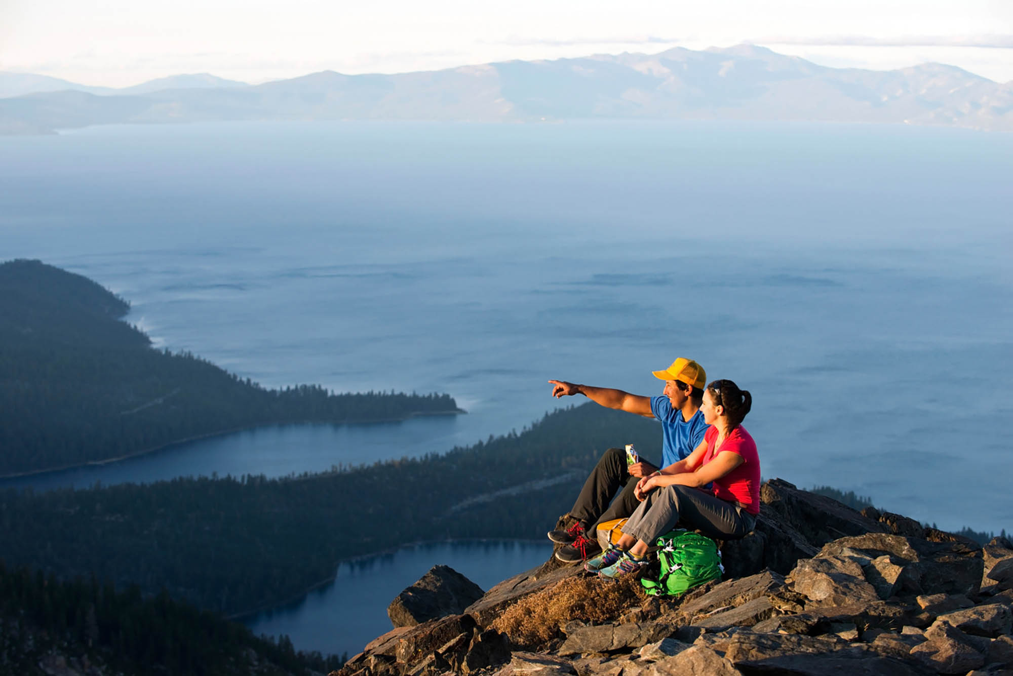 View of Mount Tallac in Lake Tahoe, California