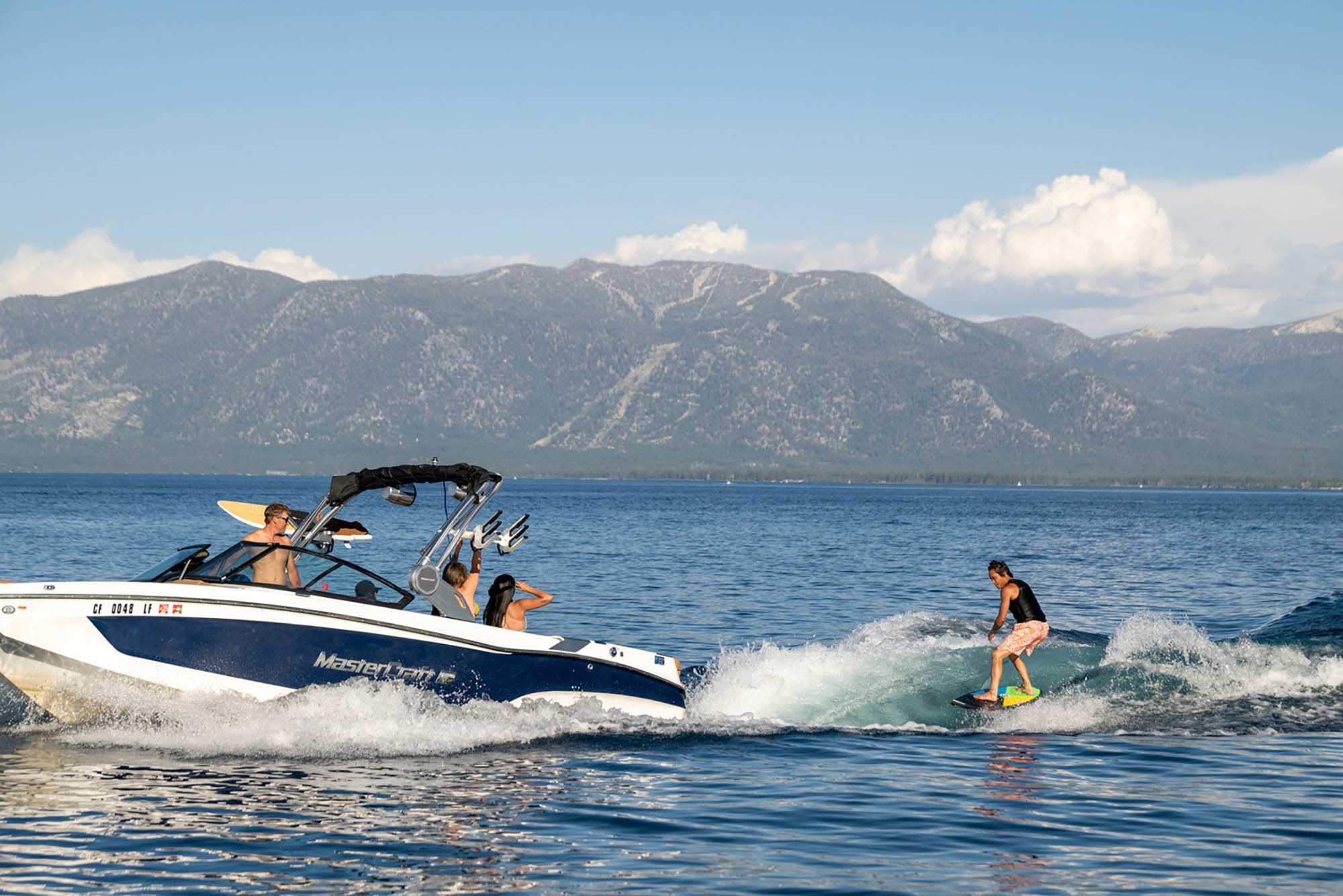 Boating fun in South Lake Tahoe, California