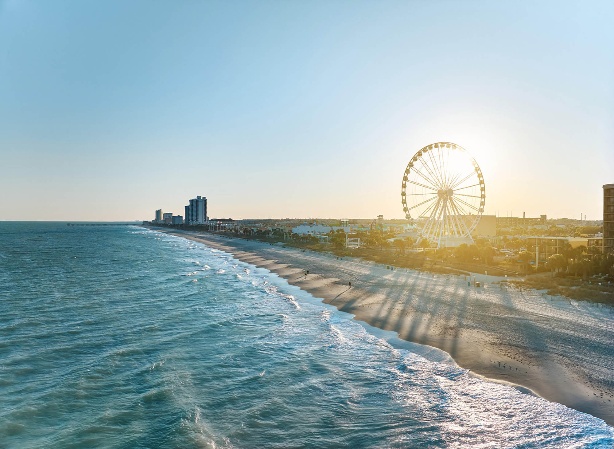 Oceanfront view of Myrtle Beach, South Carolina