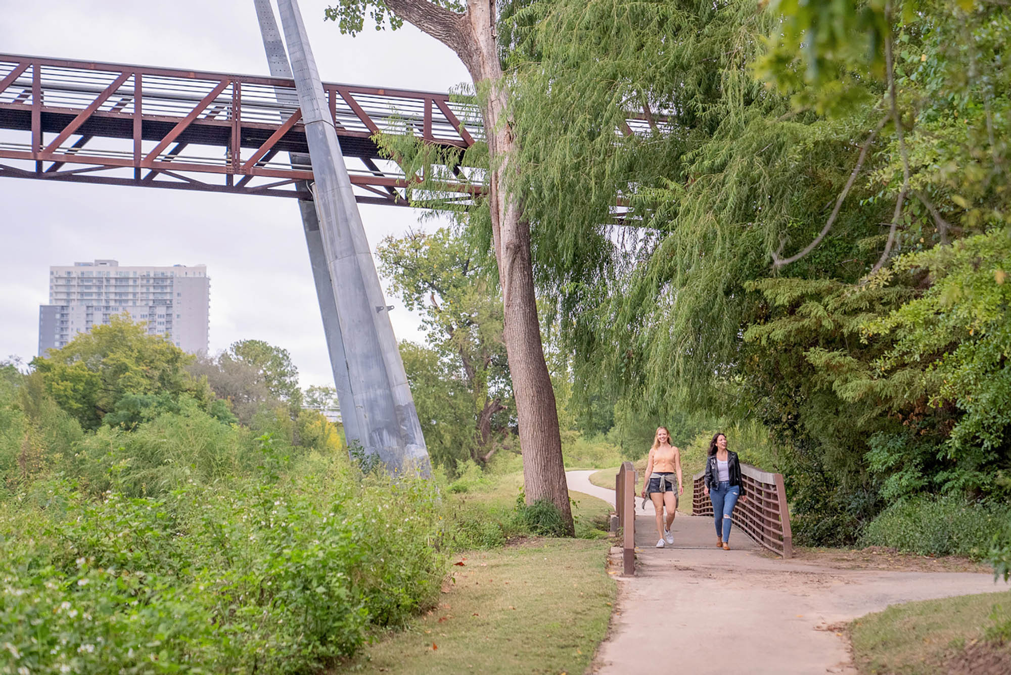 Jackson Hill Bridge in Houston, Texas