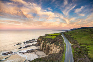 Highway 1 in Santa Cruz, California