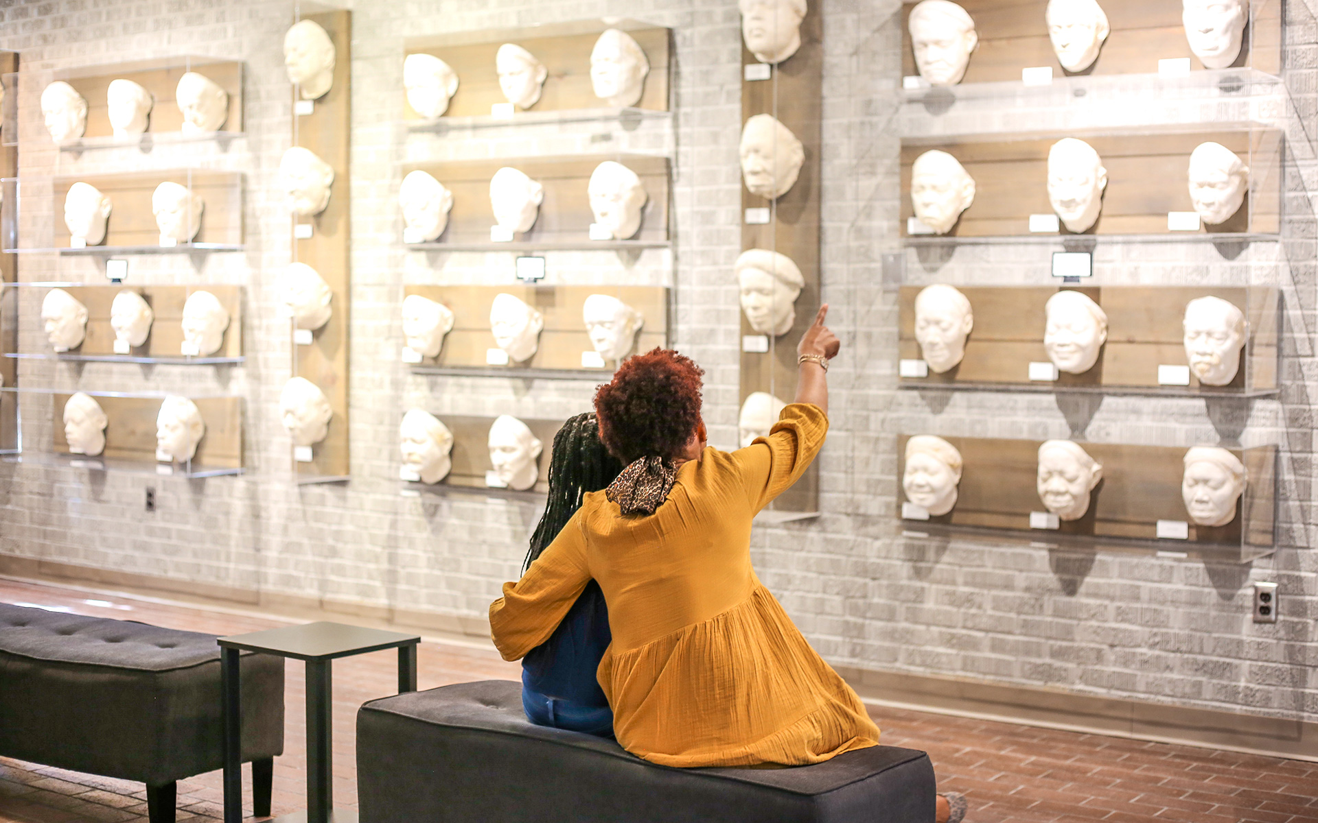 Viewing the “Cast of Blues” exhibit at Delta State University in Cleveland, Mississippi