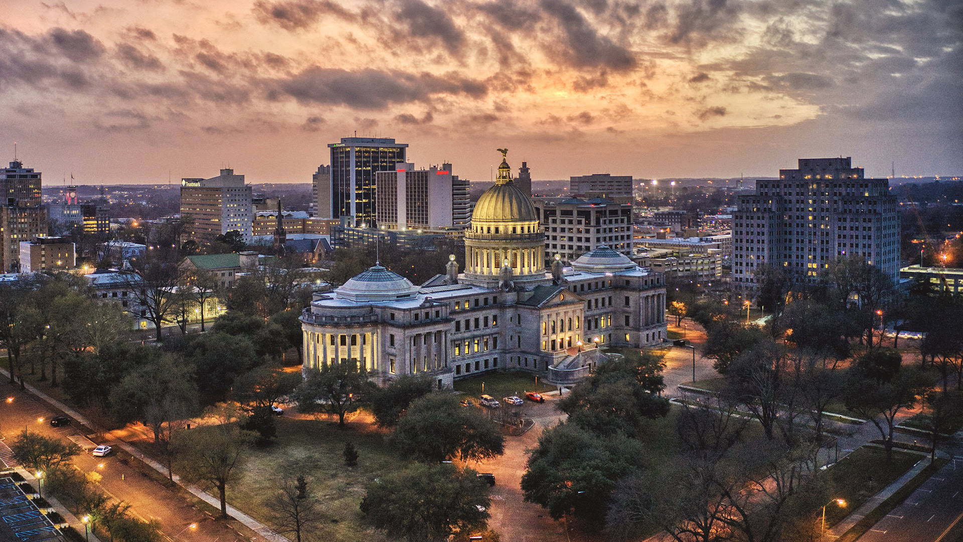 Aerial view of Jackson, Mississippi; Credit: Stephen Little