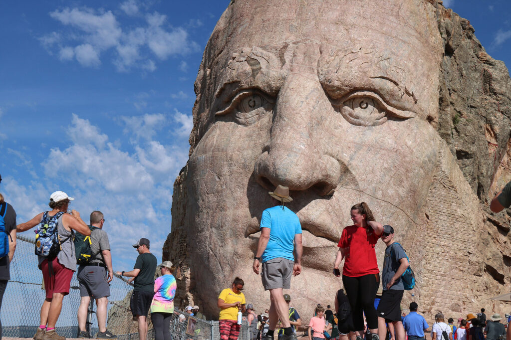 The Crazy Horse Memorial in the Black Hills & Badlands, South Dakota