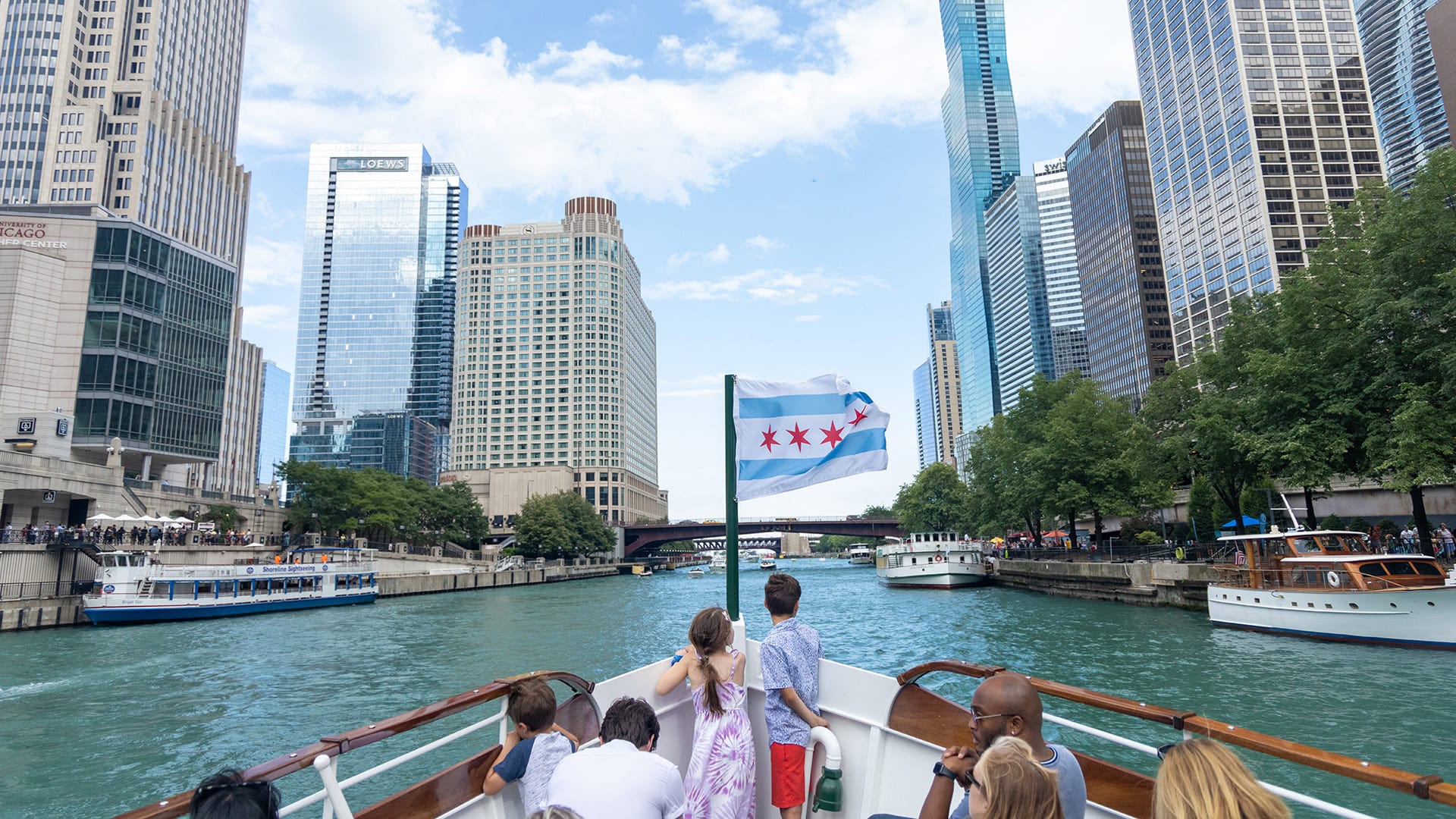 First Lady river tour in Chicago, Illinois