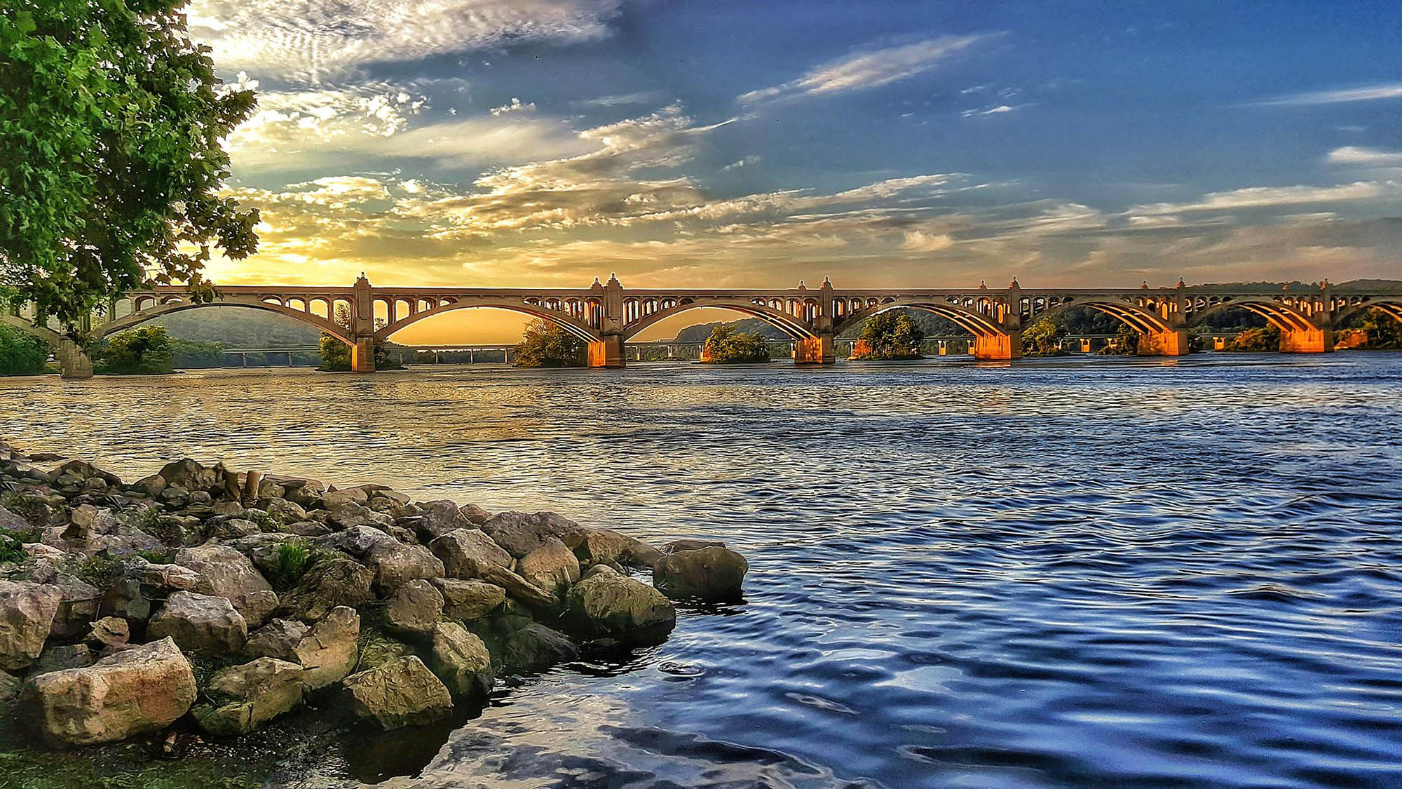 Susquehanna River in York County, Pennsylvania 
