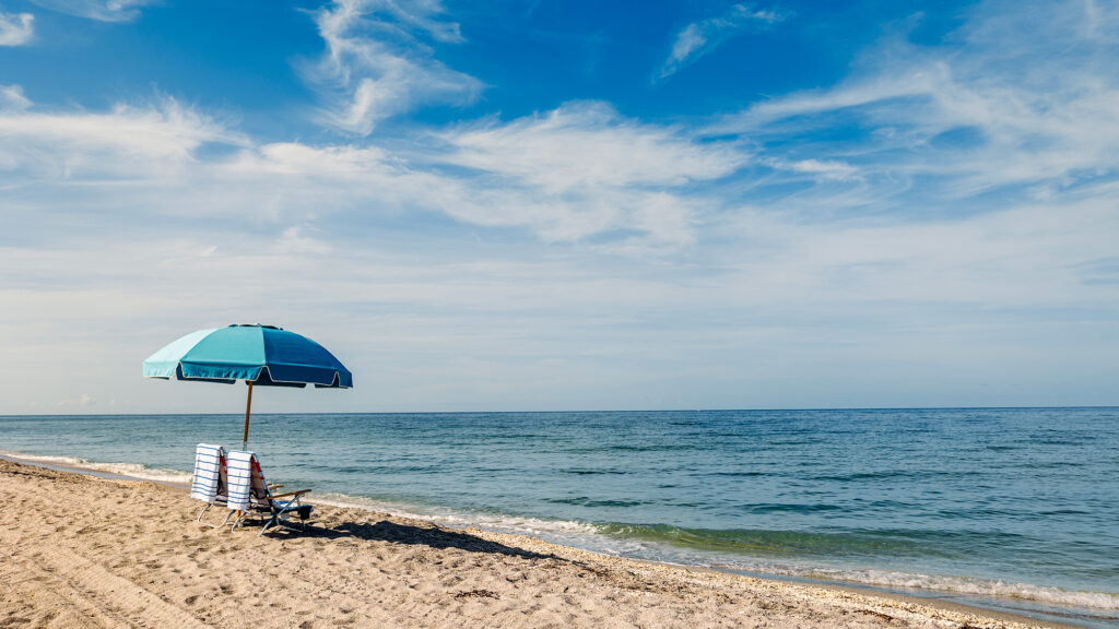 Stump Pass Beach State Park in Englewood, Florida
