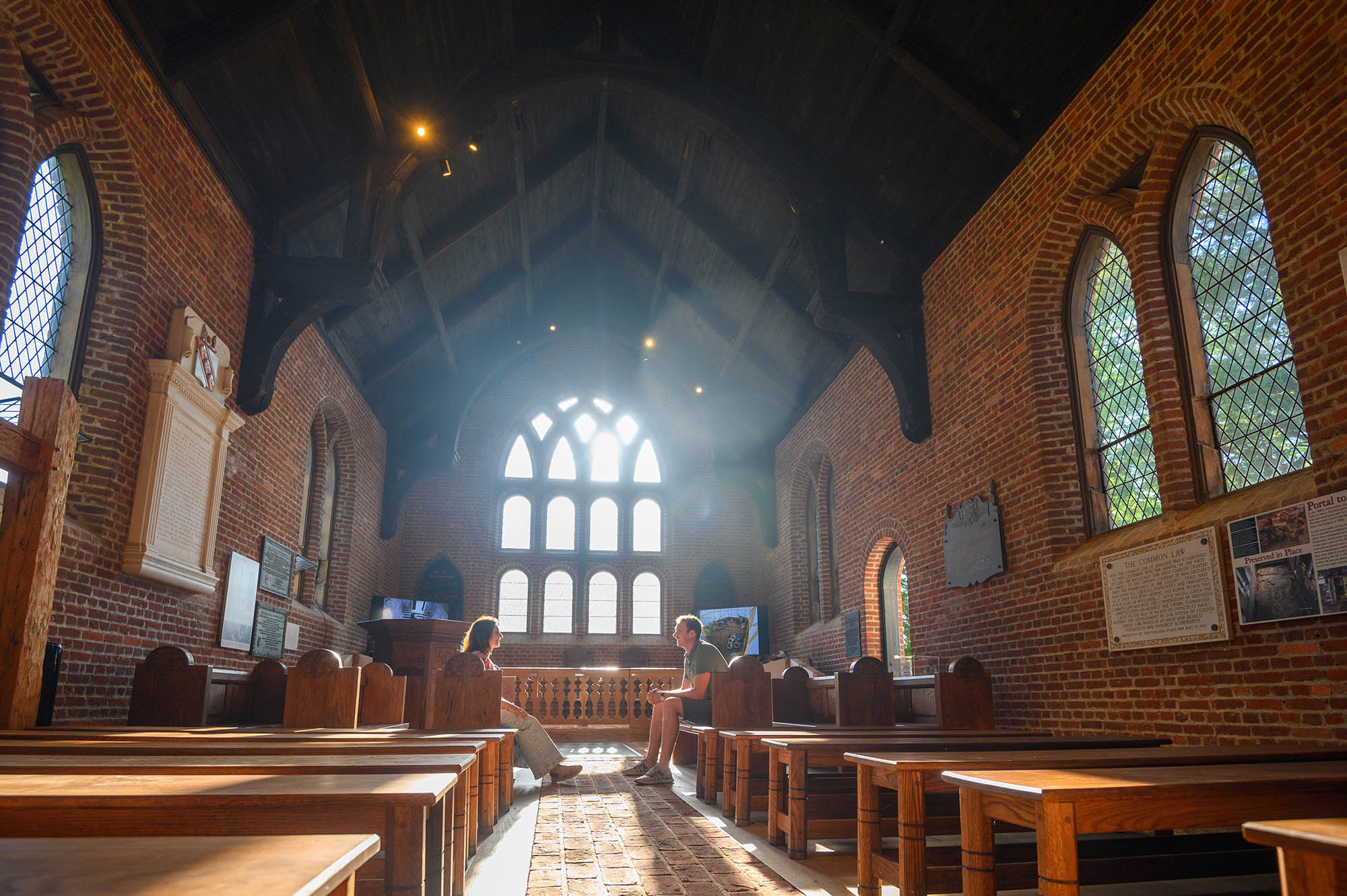 The Jamestown Memorial Church in Historic Jamestowne near Williamsburg, Virginia. Credit: Visit Williamsburg
