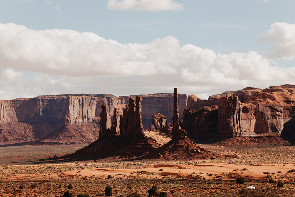 Totem Pole in Monument Valley Navajo Tribal Park