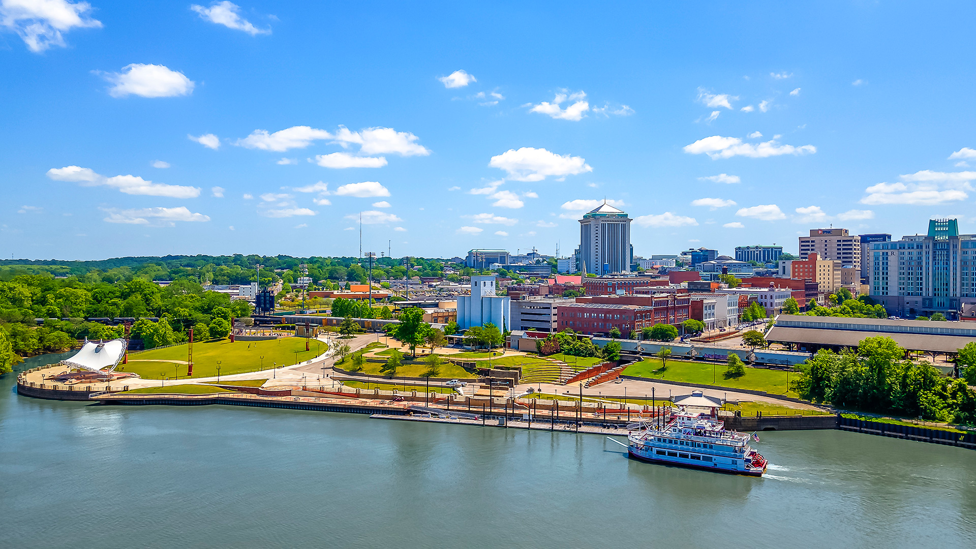 Montgomery Riverfront Park in Montgomery, Alabama