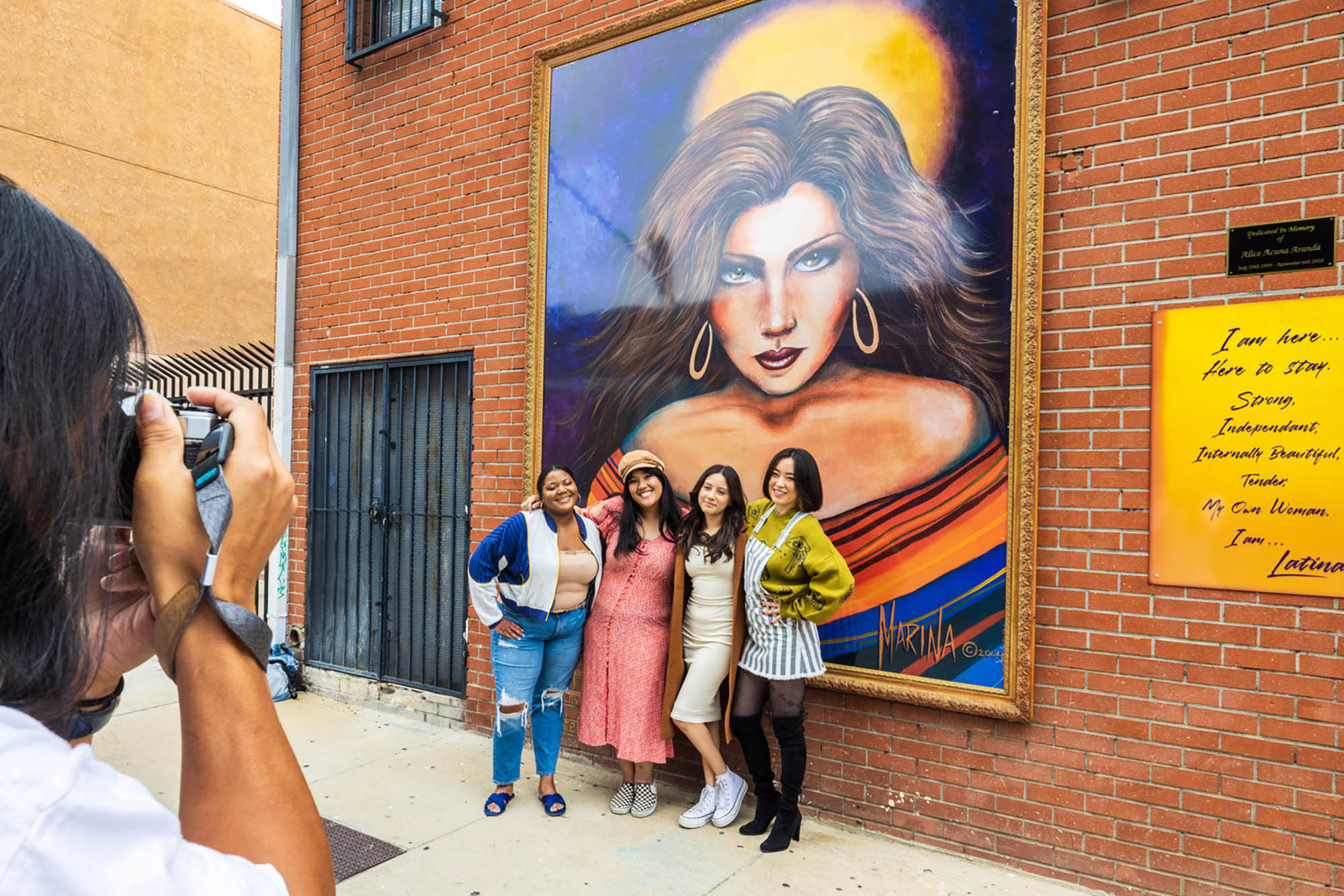 “I Am Here…Here to Stay” mural in Santa Ana, California; Credit: Eric Lindberg
