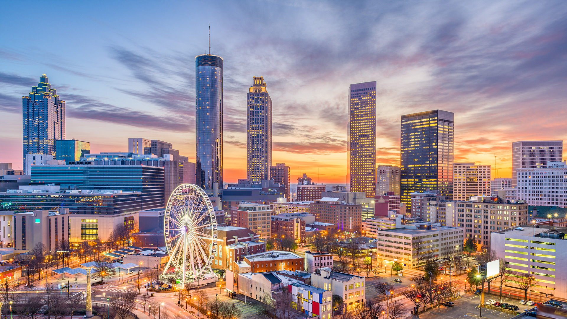 Aerial view of Atlanta, Georgia