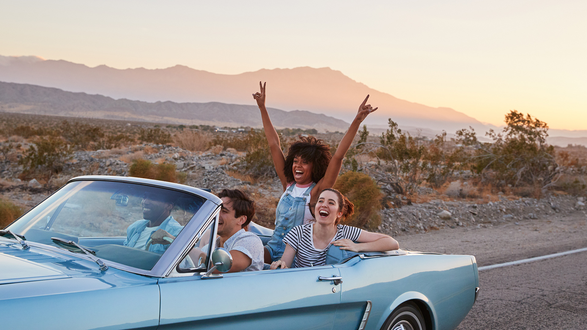 ルート 66を旅する友人たち