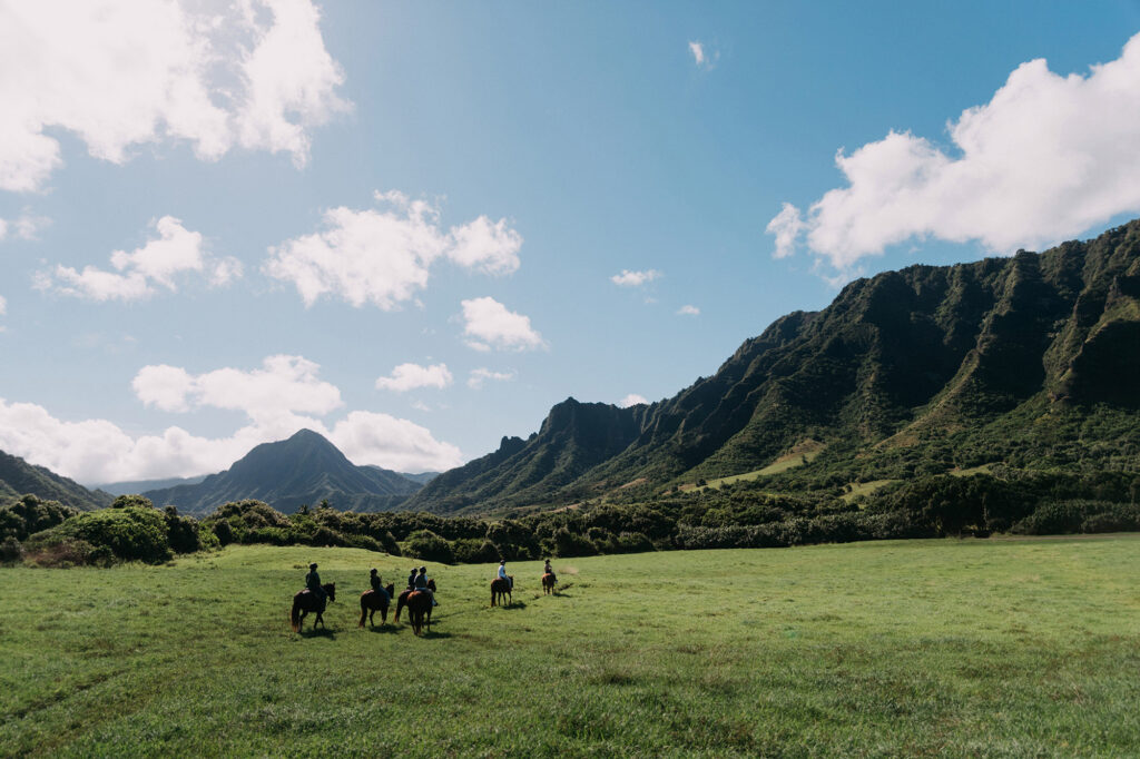 Kualoa Ranch on Oʻahu, Hawaiʻi; Credit: Ben Ono/HTA
