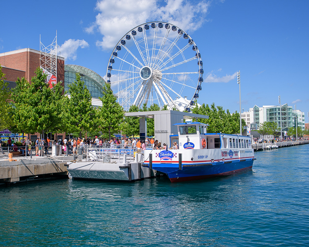Der Navy Pier in Chicago , Illinois