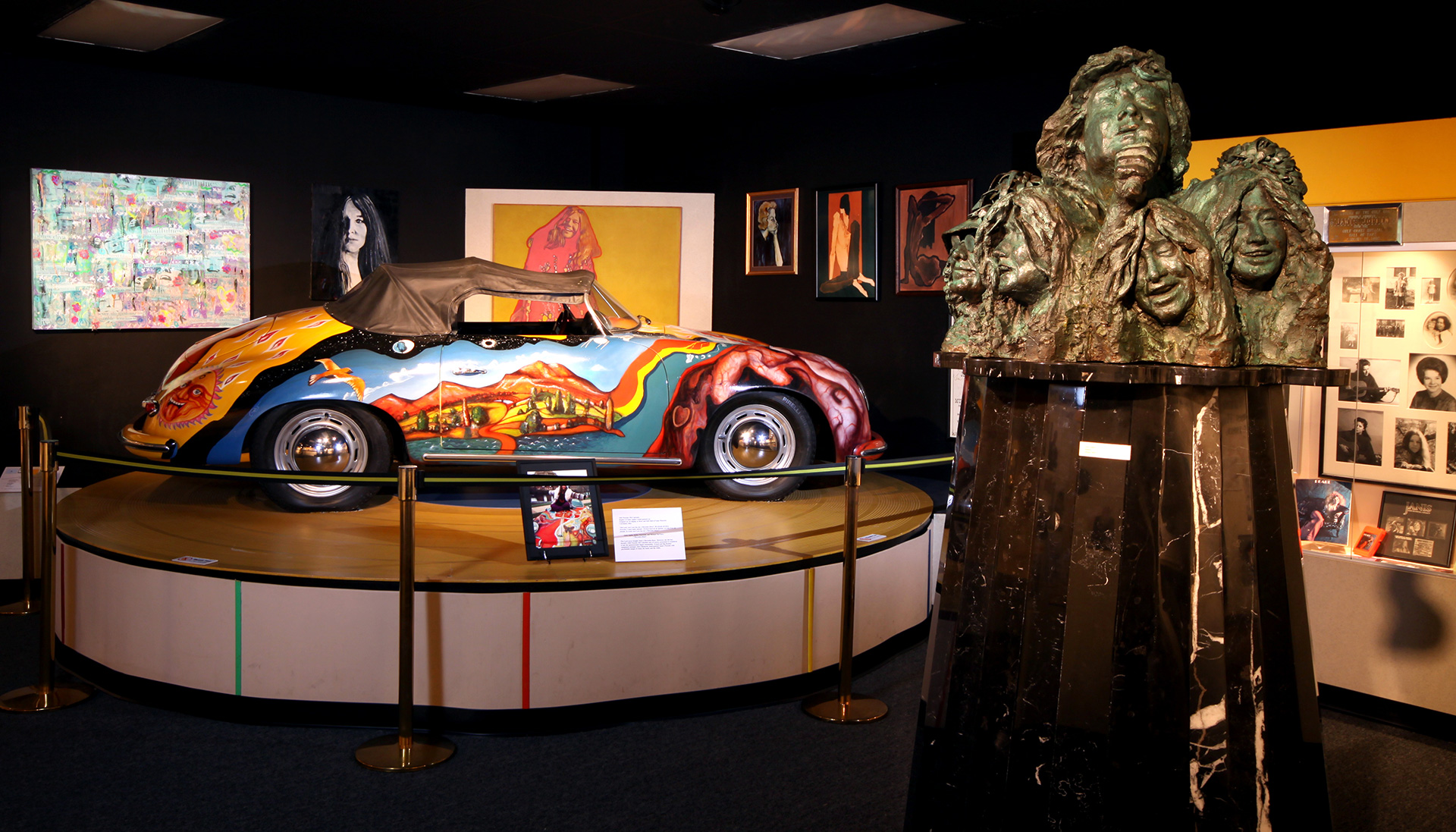 Janis Joplin exhibit at the Museum of the Gulf Coast in Port Arthur, Texas

