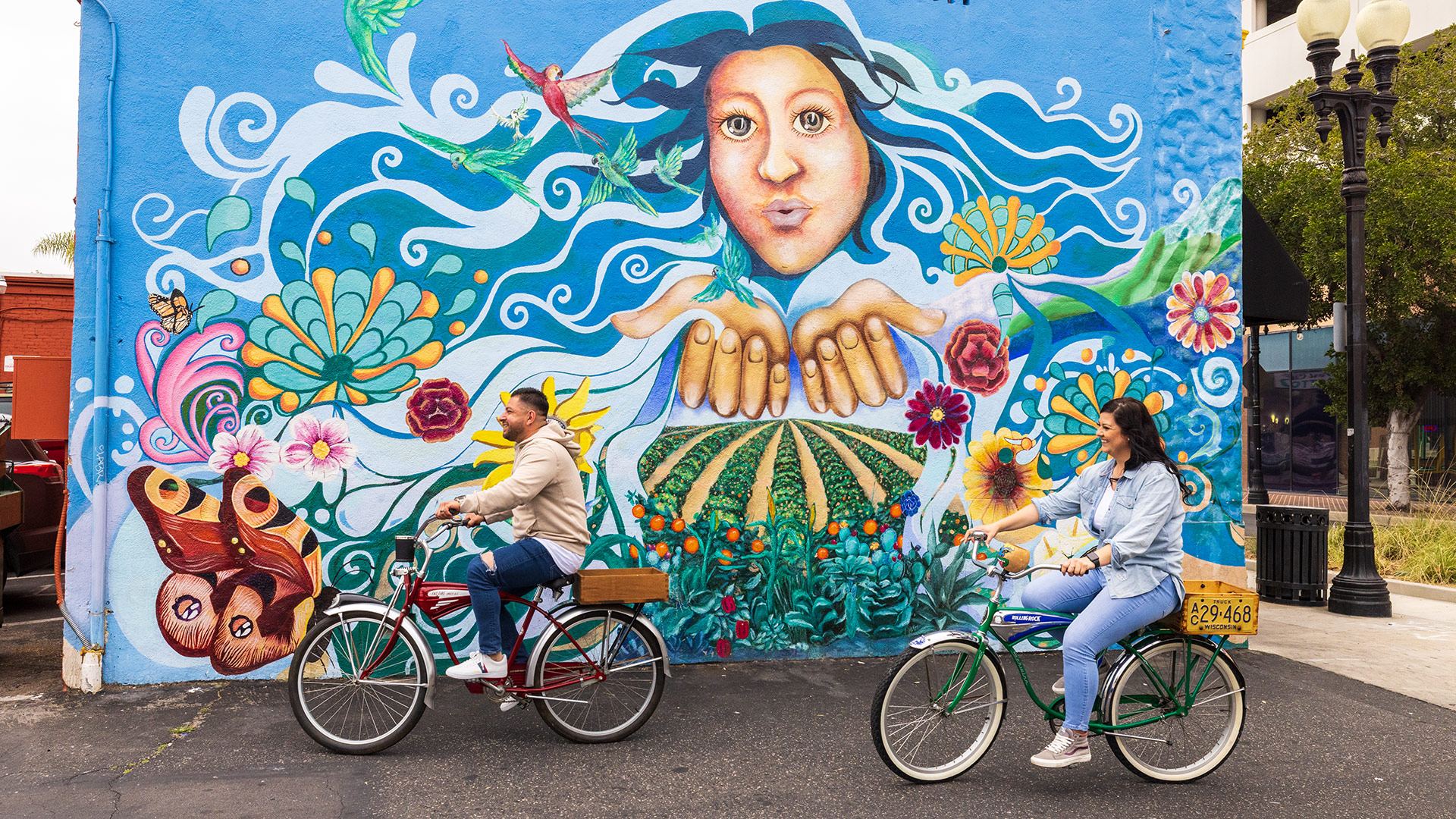 Colorful murals in Downtown Santa Ana, California; Credit: Eric Lindberg