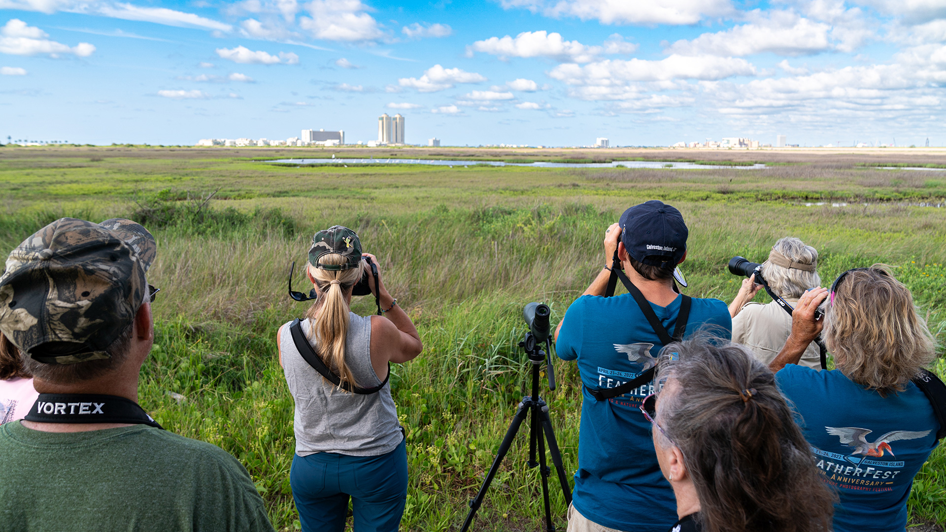 Festival de observación de aves Feather Fest en Galveston, Texas