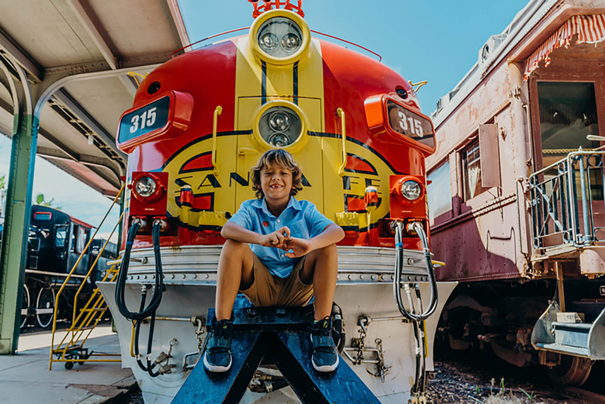 Museo del Ferrocarril de Galveston en Galveston, Texas