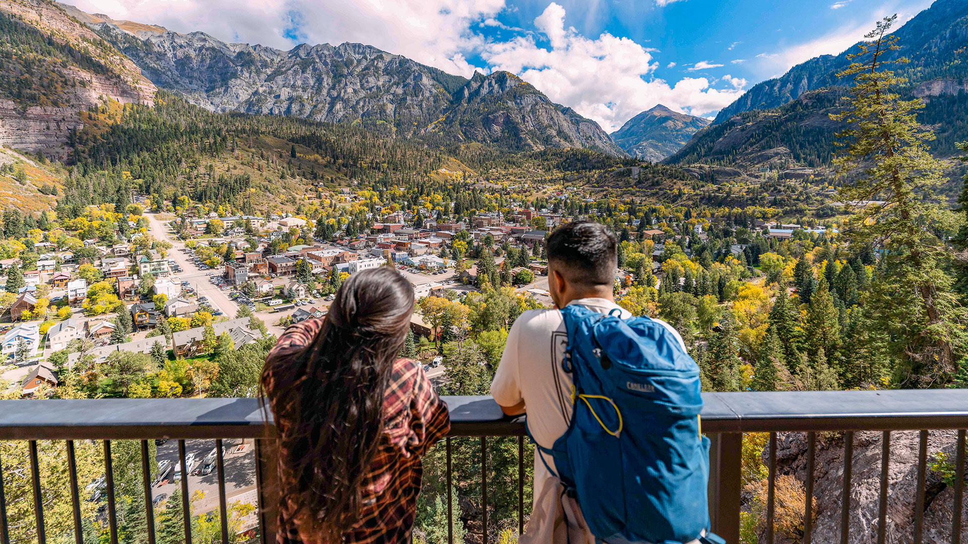 Walking the Perimeter Trail in Ouray, Colorado; Credit: @travperk