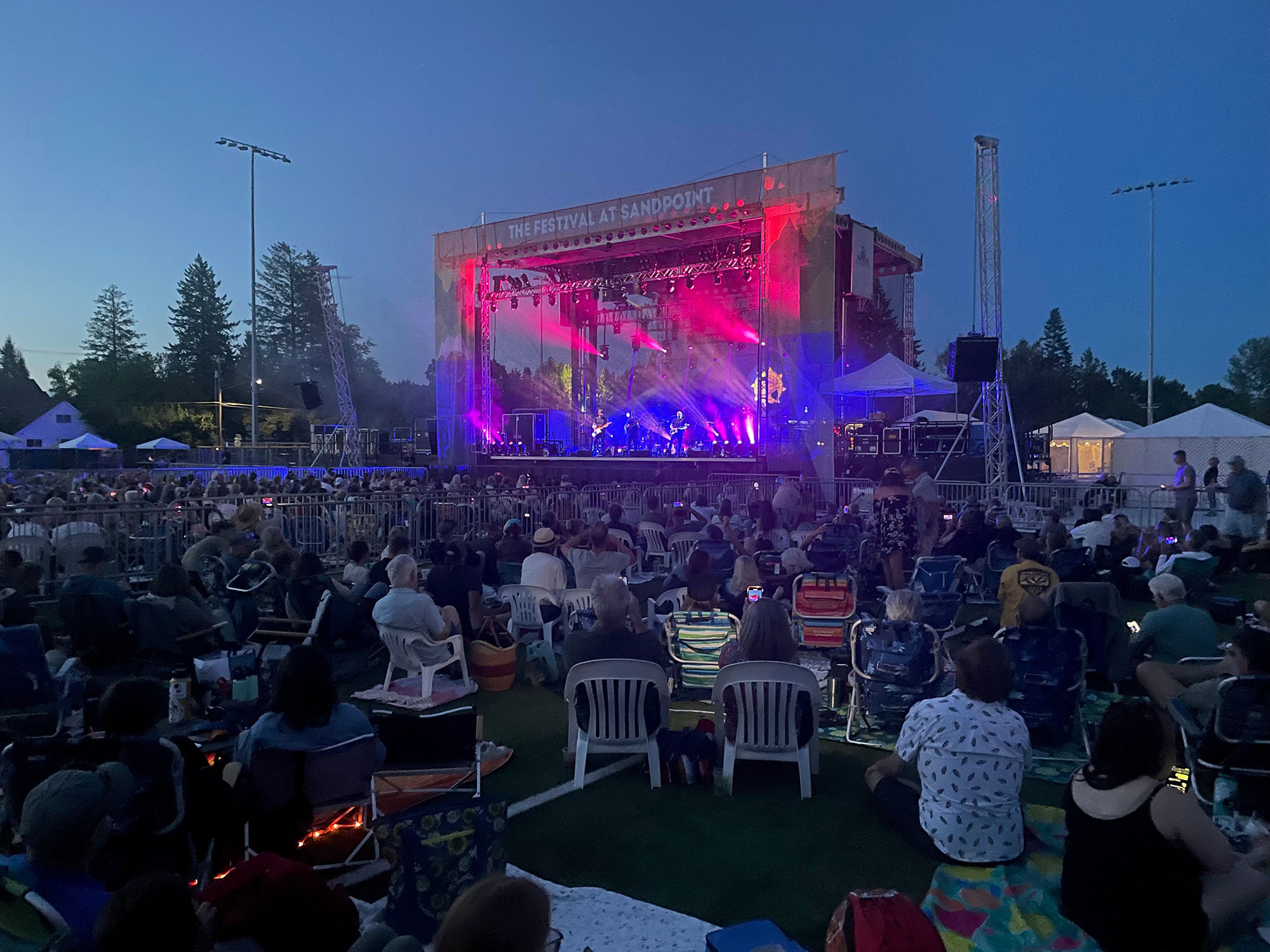 Concert at Festival at Sandpoint in Sandpoint, Idaho ; Credit: Keokee