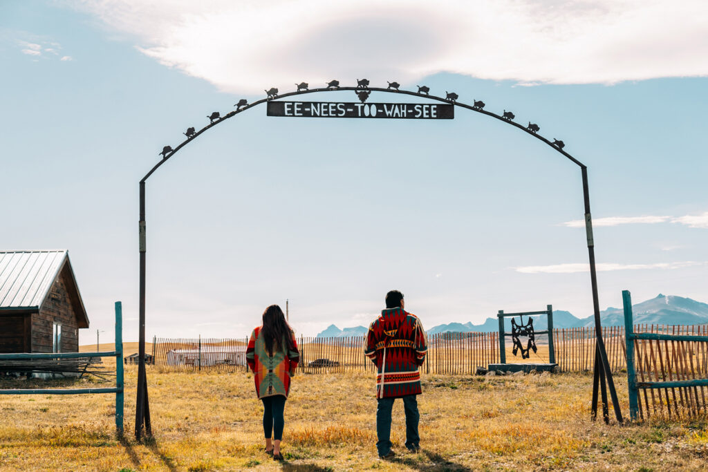 Lodgepole Gallery & Tipi Village on the Blackfeet Indian Reservation, Montana; Credit: Montana Office of Commerce