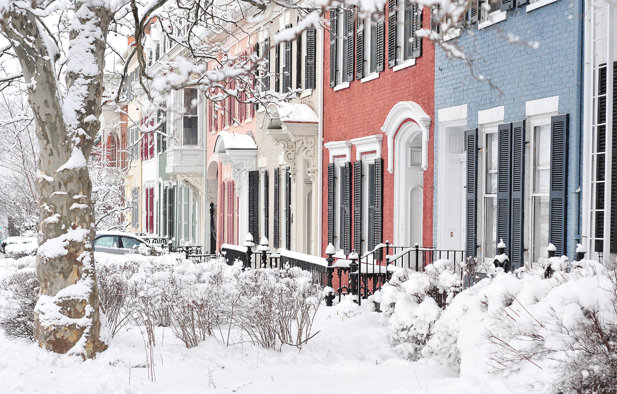 Geneva Row Houses in Geneva, New York; Credit: VisitFingerLakes.com
