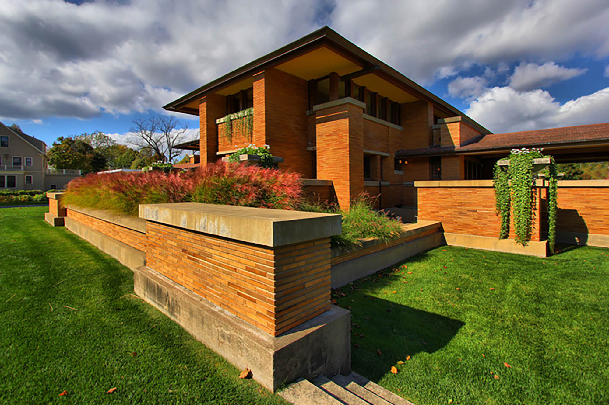 Esterno della Darwin Martin House a Buffalo, New York; Crediti: Patrick Mahoney