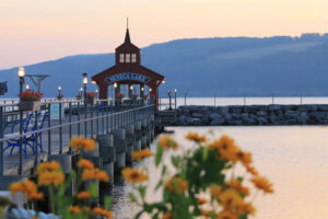 Seneca Lake Pierhouse in Watkins Glen, New York; Credit: Karen Stegner