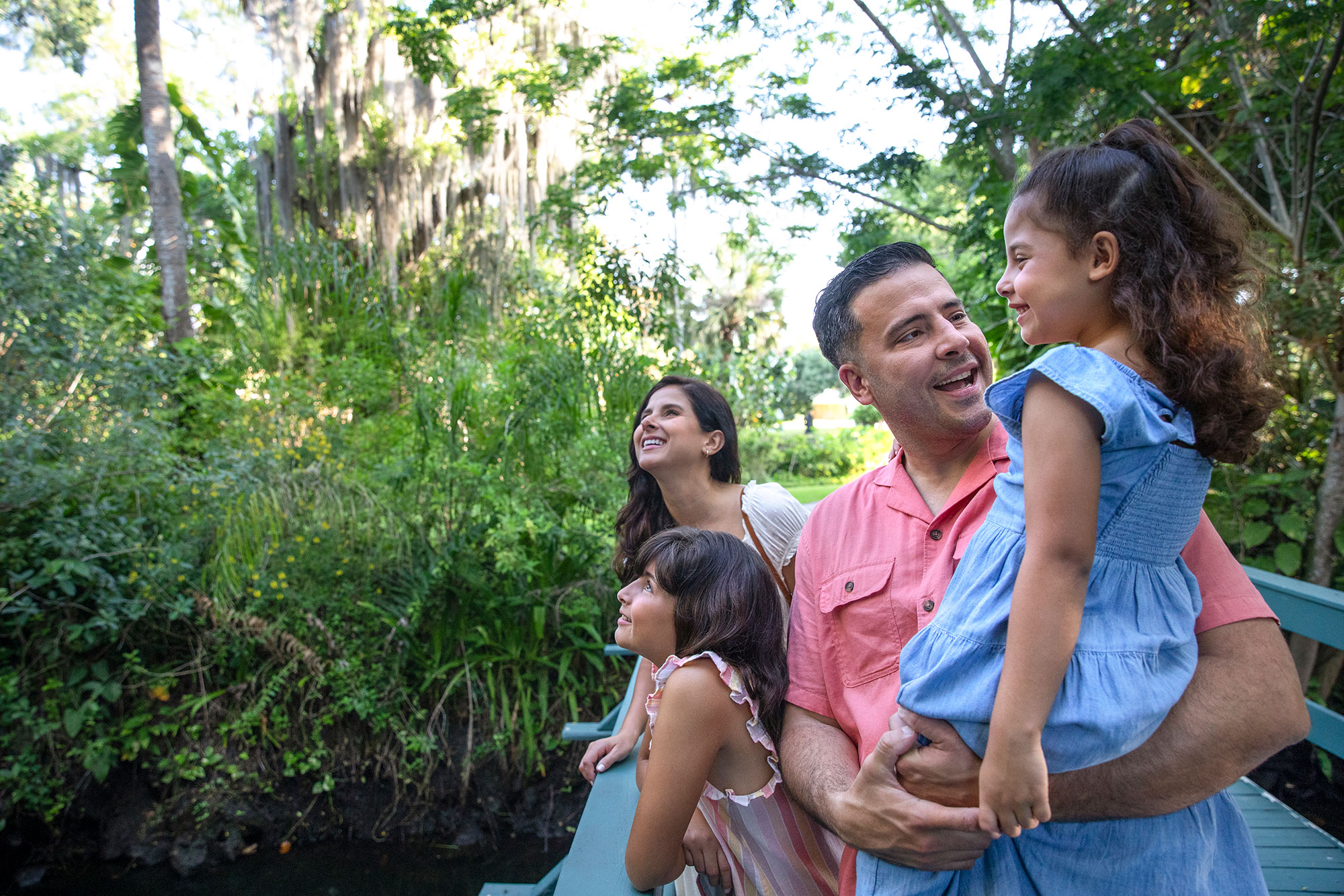 Family at the Shangri-La Springs in Bonita Springs, Florida; Credit: Visit Fort Myers