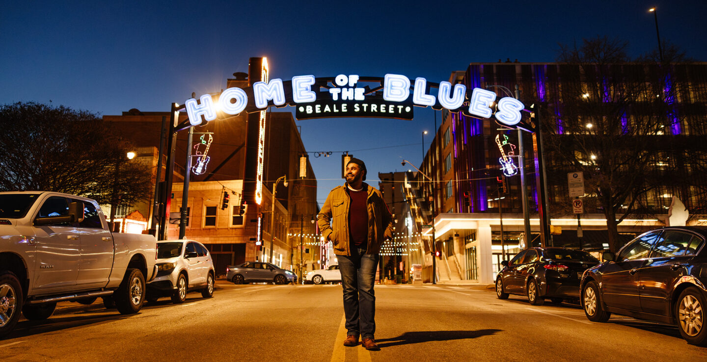 Beale Street in Memphis, Tennessee
