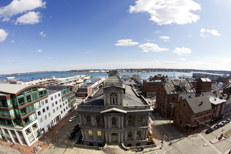 Old Port in Portland, Maine